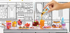 MGA's Miniverse Make It All You Can Eat Collectibles, bricolaje, juego de resina, réplica de alimentos, no comestible, 8+