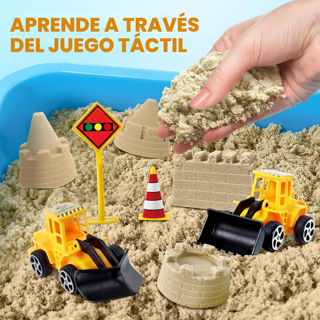 Sensory Bin Construction Kit con Sensory Sand