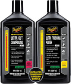 Meguiar's Paquete de esmalte de espejo, kit de compuesto de pulido