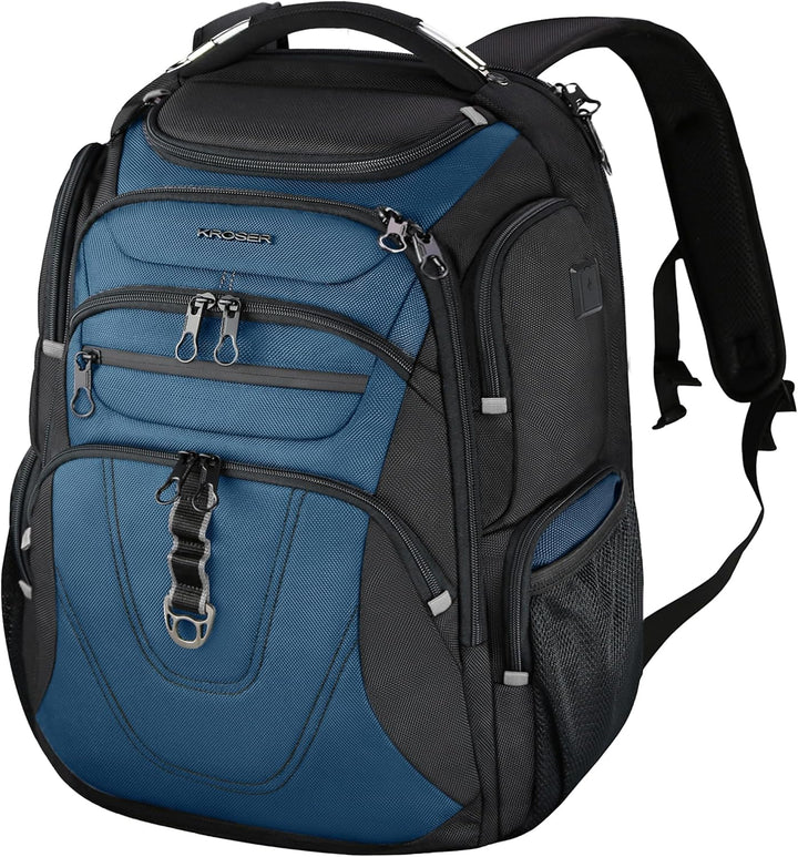 KROSER Mochila para laptop de viaje amigable, repelente al agua, mo...