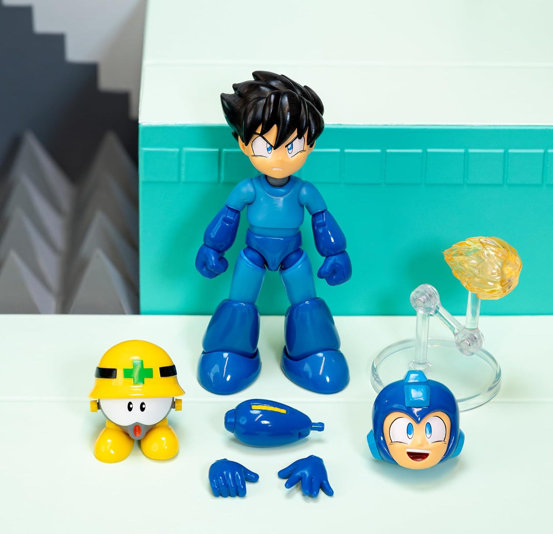 Jada Mega Man Wave 3 Figura de acción de Mega Man con figura de Neo...