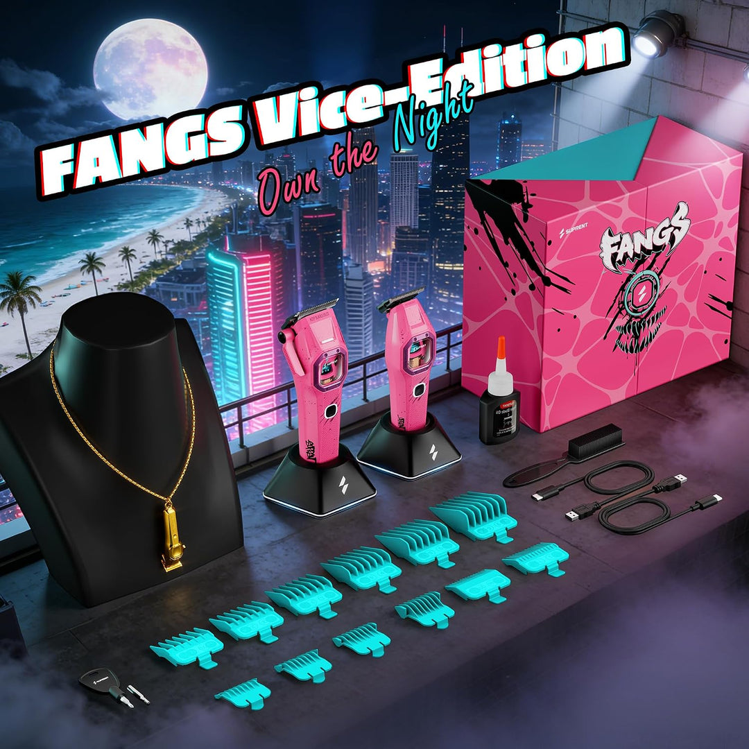 SUPRENT Fangs - Cortadora de pelo profesional con motor vectorial d...