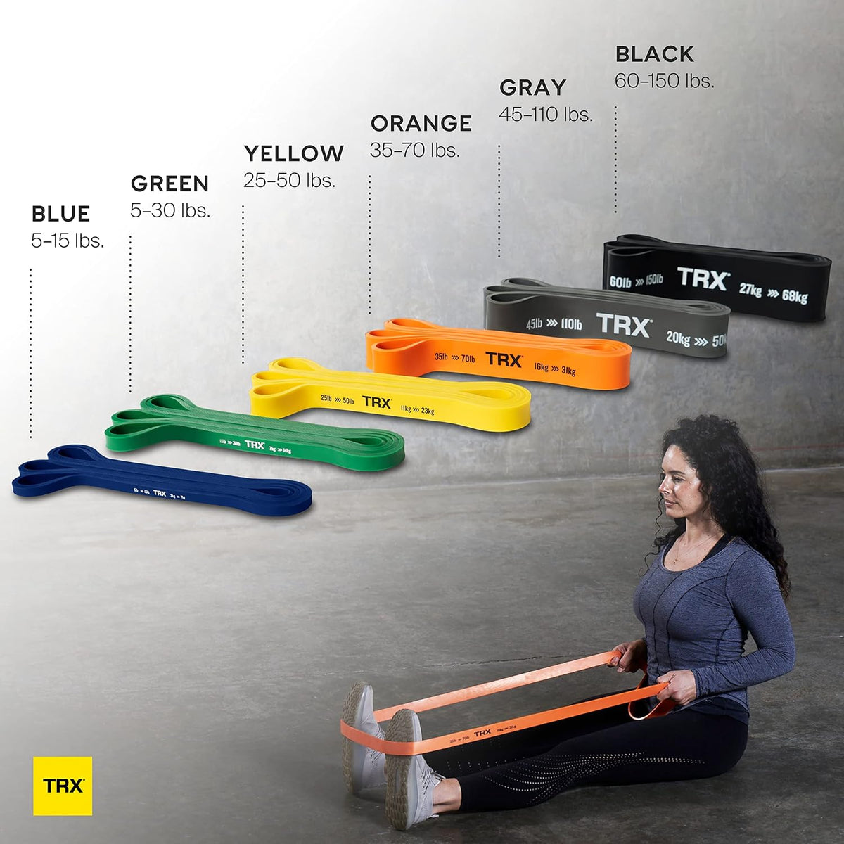 Juego de Bandas de Fuerza de Entrenamiento TRX, Bandas de Resistencia de Cuerpo Completo para Uso en Casa y Gimnasio, Bandas de Resistencia para Hacer Ejercicio