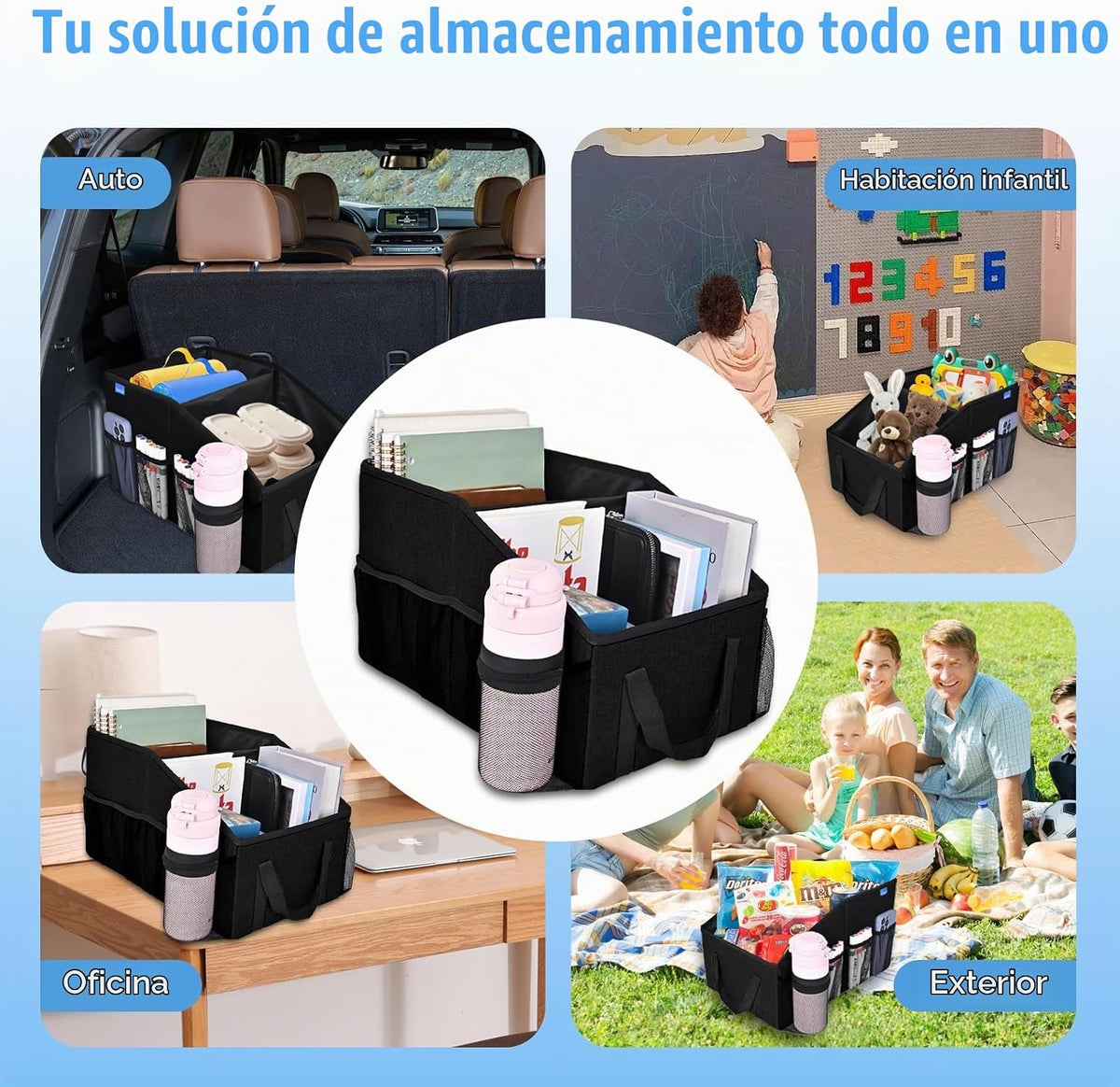 Smof Organizador de coche - Organizador de asiento de coche para asiento