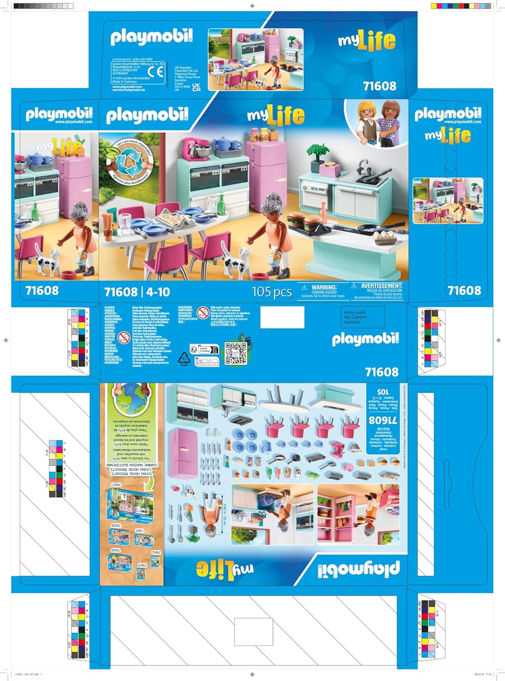 Playmobil Cocina con mesa de comedor