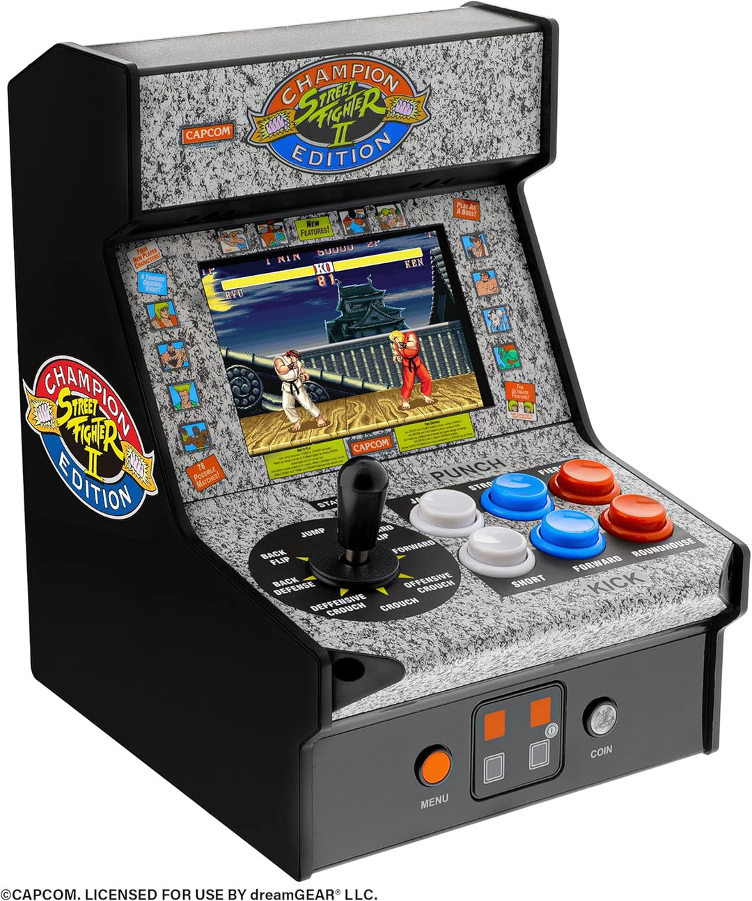 My Arcade - (DGUNL-3283) Micromáquina de arcade Street Fighter 2 Ch...
