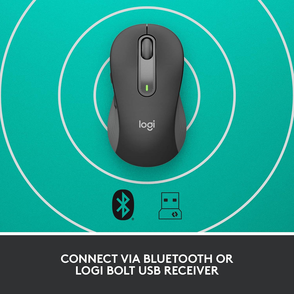 Logitech Signature M650 L para mouse inalámbrico de negocios, para...