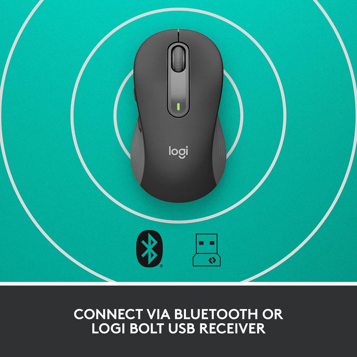 Logitech Signature M650 L para mouse inalámbrico de negocios, para...