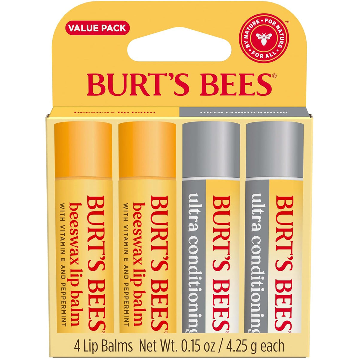 Burt's Bees Bálsamo labial de cera de abejas y bálsamo labial u...