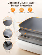 Meowant Caja de arena para gatos autolimpiante, gran capacidad de 106L para