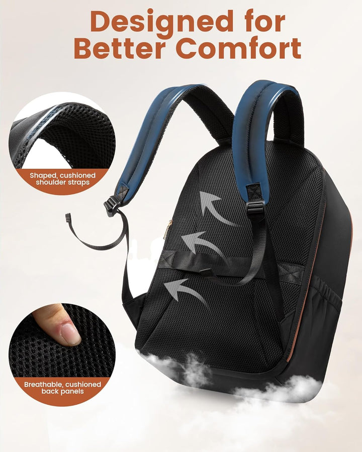 LOVEVOOK - Mochila para laptop para mujer, mochila de negocios con...