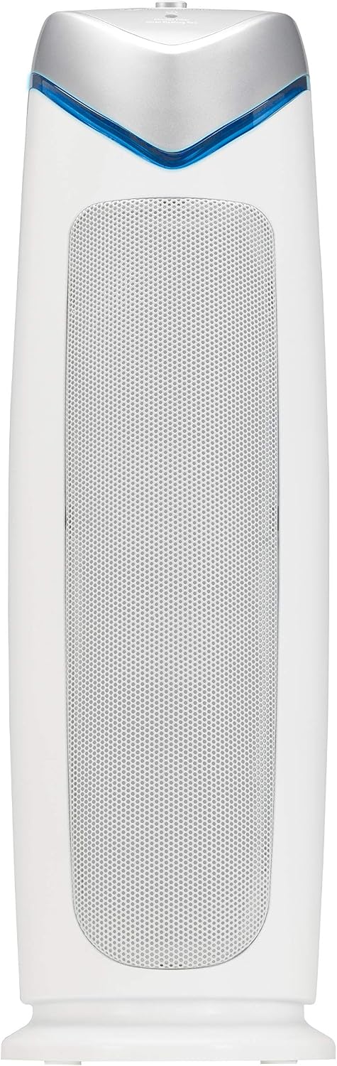 Germ Guardian Purificador de aire con filtro HEPA con desinfectante de luz ultravioleta, elimina los gérmenes, filtra las alergias, el polen, el humo, el polvo, la caspa de las mascotas, los olores del moho, purificador de aire silencioso 4 en 1 de 22