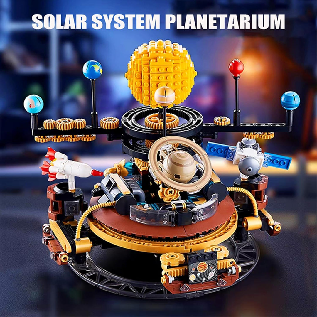 Juego de planetas de bloques de construcción del sistema