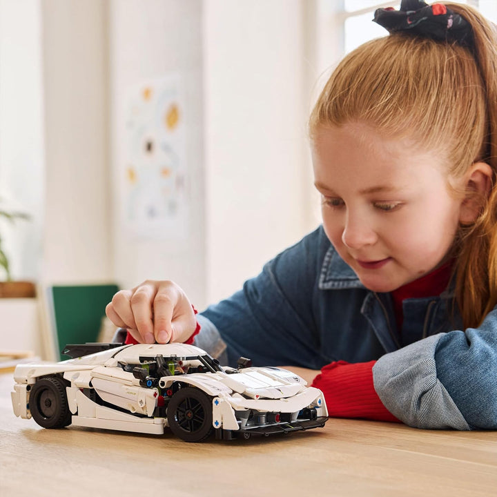LEGO Technic Koenigsegg Jesko Absolut White Hypercar 42184 \u2013 8...