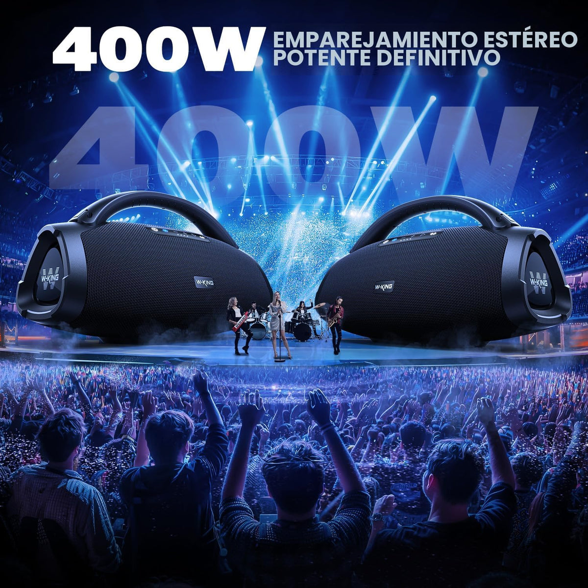 330W DE PICO Caja de Sonido Más Fuerte, Subwoofer de 7.5"\/2.1C...