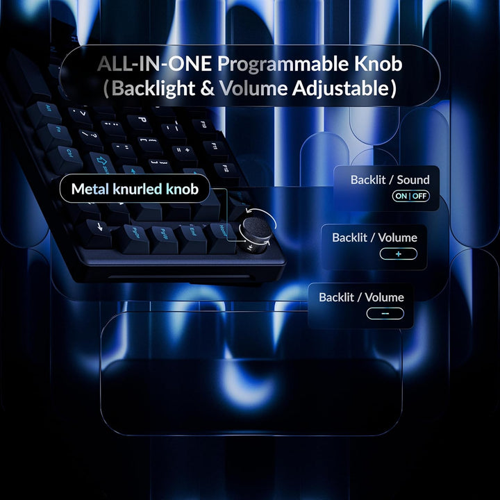 Keychron J2 HE TMR - Pomo de volumen para teclado para juegos con c...