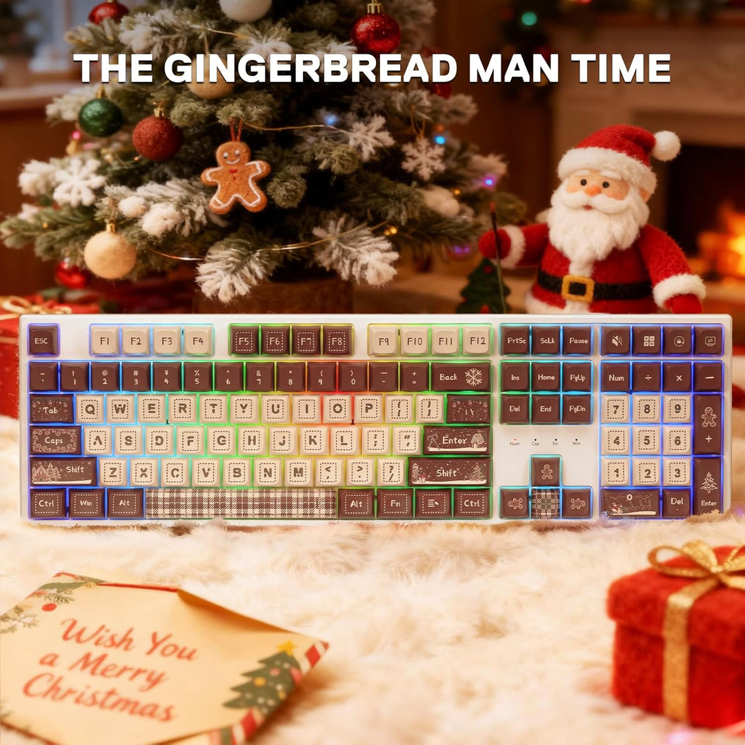 Redragon K668 Xmas Teclado Gaming RGB Cableado con Gasket, Teclado...