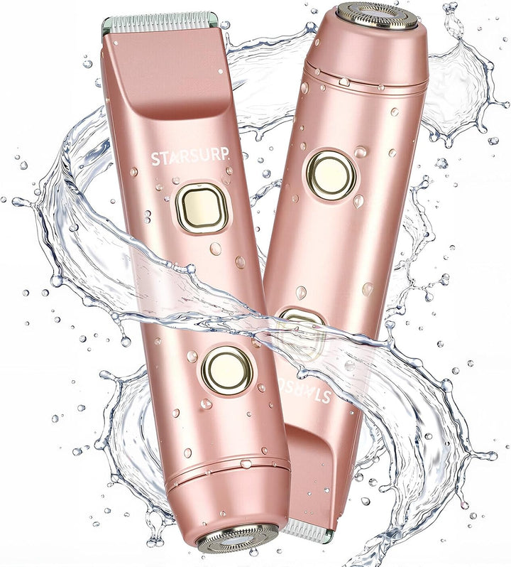 Recortadora de bikini para mujer, maquinilla de afeitar y afeitador...