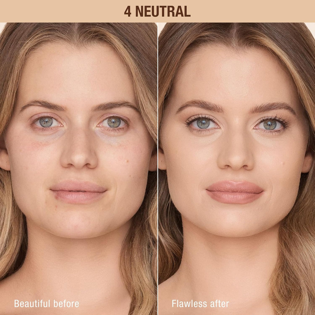 Charlotte Tilbury - Base Líquida Airbrush Flawless, 01 Neutral - Feria con matices neutros