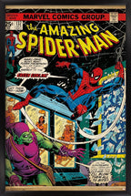 Trends International Marvel Comics - Spider-Man - Portada #137 Póster de pared, 22,375" x 34", versión con marco negro
