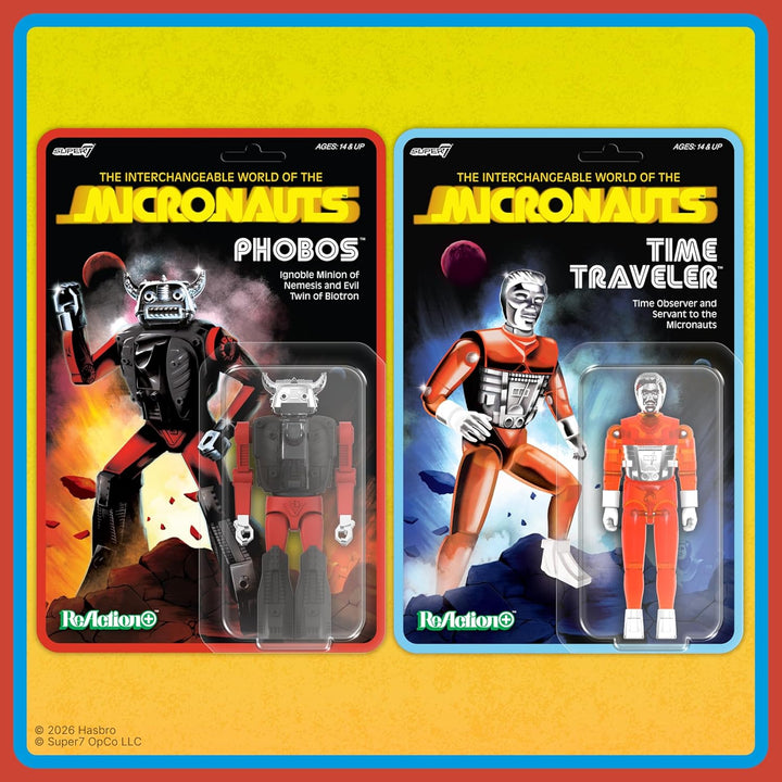 Super7 Micronauts Reaction+ Wave 04 - Figura de acción de viajero e...