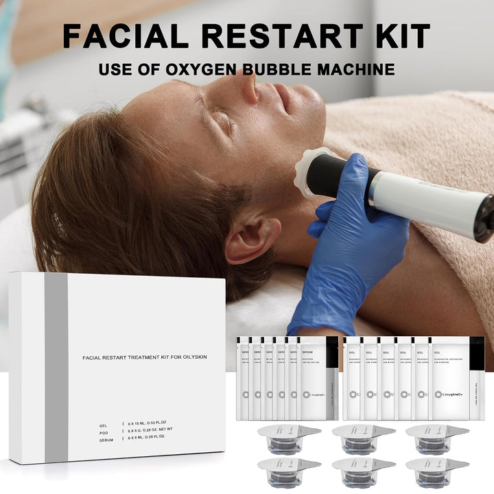 Elitzia Kit facial de CO\u2082 - 6 juegos por caja para máquina fac...