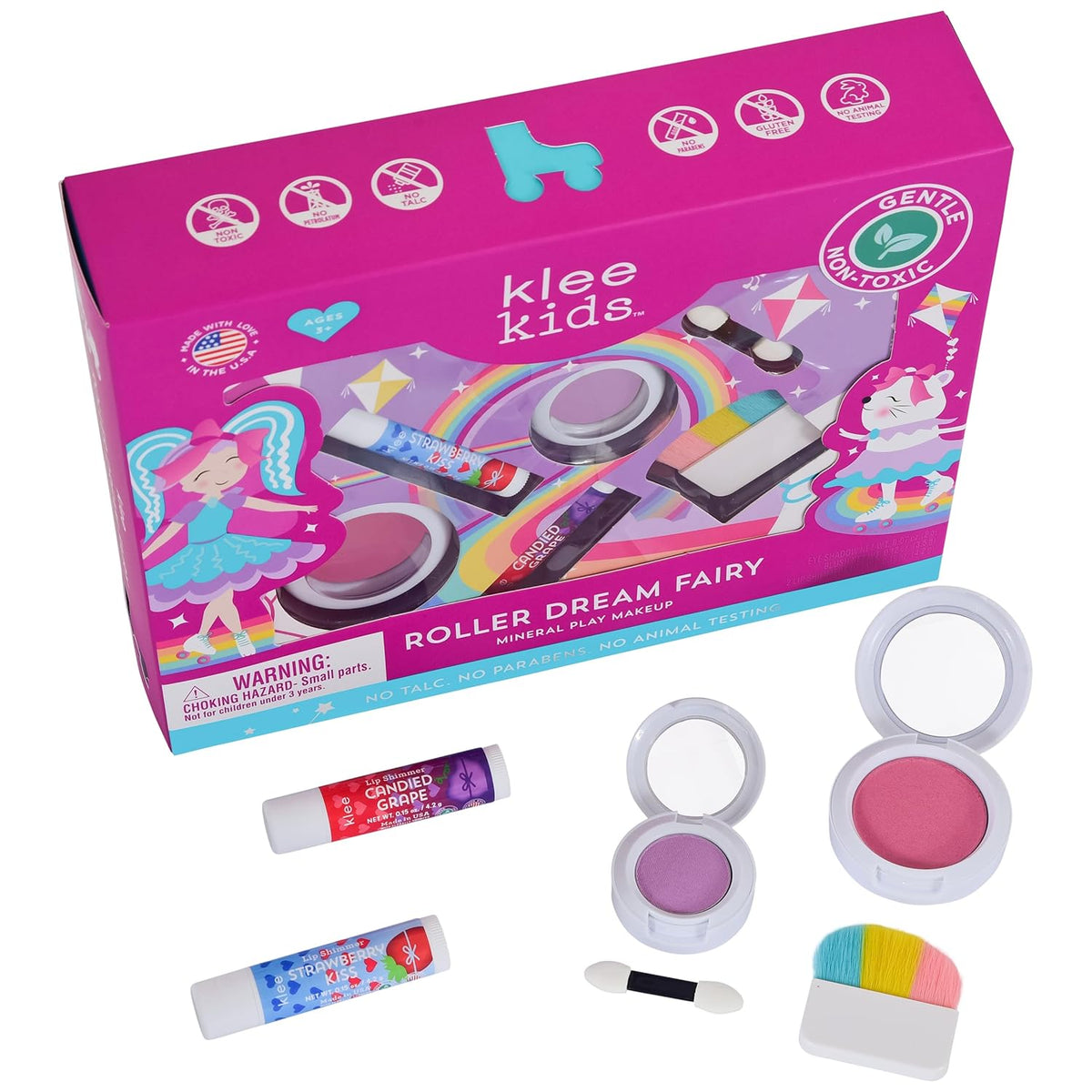 Luna Star Klee Kids - Juego de maquillaje mineral natural. Suave y...