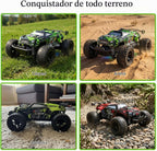 Camión RC 1/18 con 2 baterías recargables, fácil para niños de 3 a 8