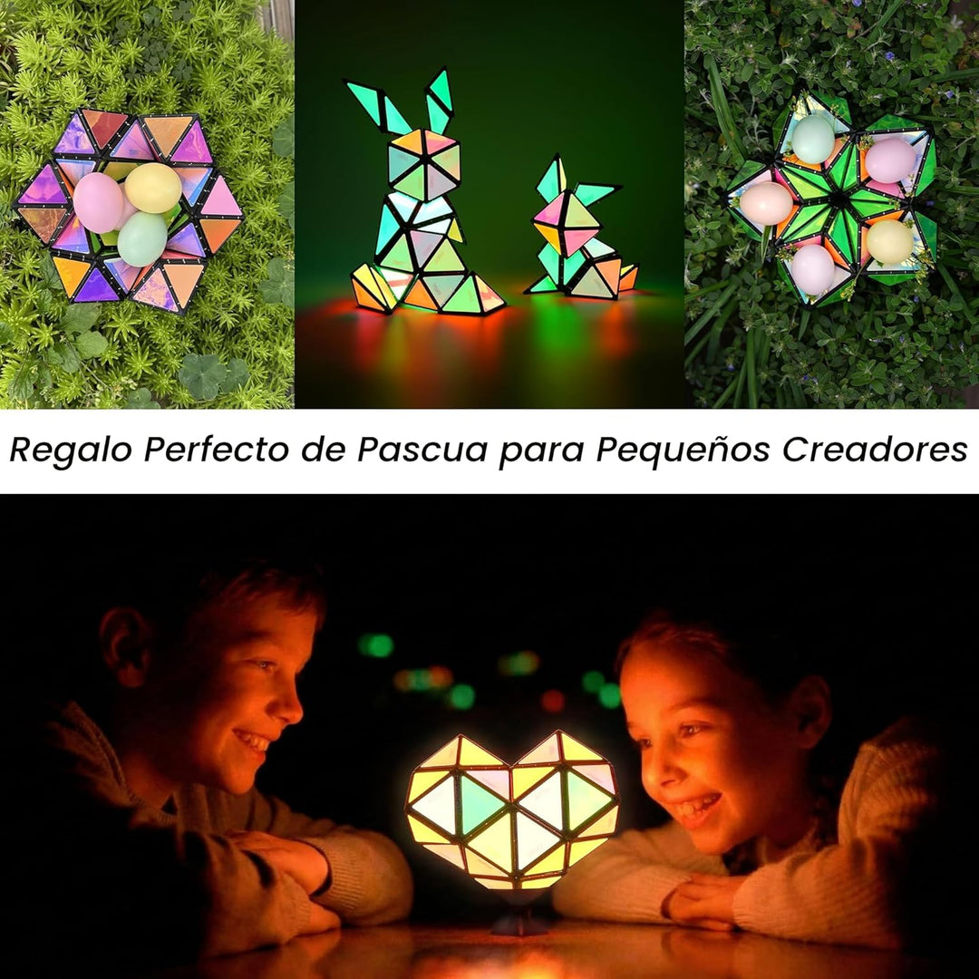 TOSY Pirámide Magnética que Brilla en la Oscuridad - 1 Cubo se Tran...
