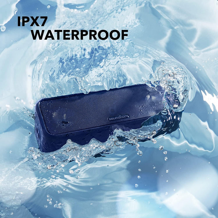 Soundcore 3 altavoces portátiles, IPX7 impermeable para exteriores...