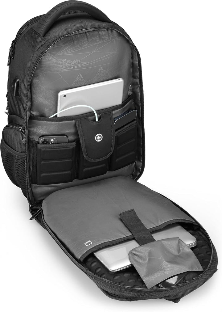 Mochila de diseño Swissdigital Circuit para hombres, Grande, Moderno