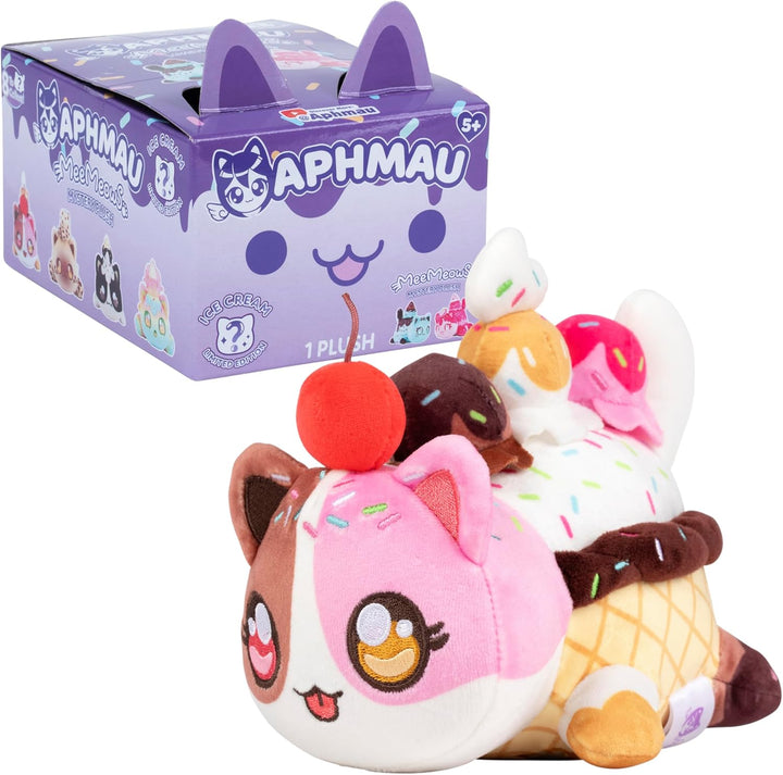 Aphmau MeeMeow Mystery Plush de 6 pulgadas Helado canal