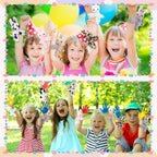 Liliful Paquete de 8 pulseras de peluche para niños, diseño de conejo