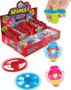 IPIDIPI TOYS Spineez - Platillo volador iluminado, paquete de 12, color