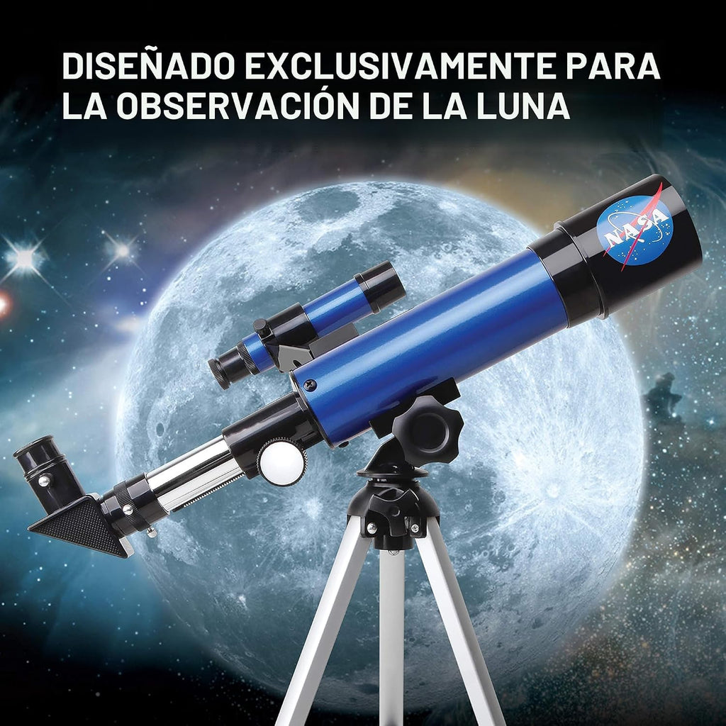 NASA Lunar Telescope para Kids Ages 8-12 con Tripod y Finder Scope