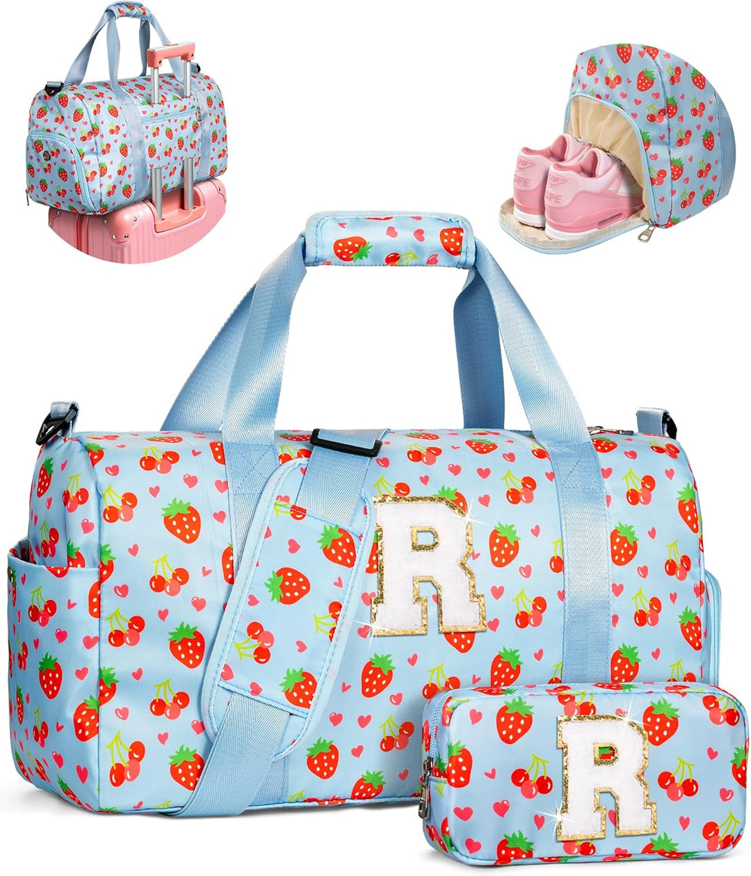 Elilier Regalos para Niñas, Bolsa de Lona Inicial para Niños, Linda...