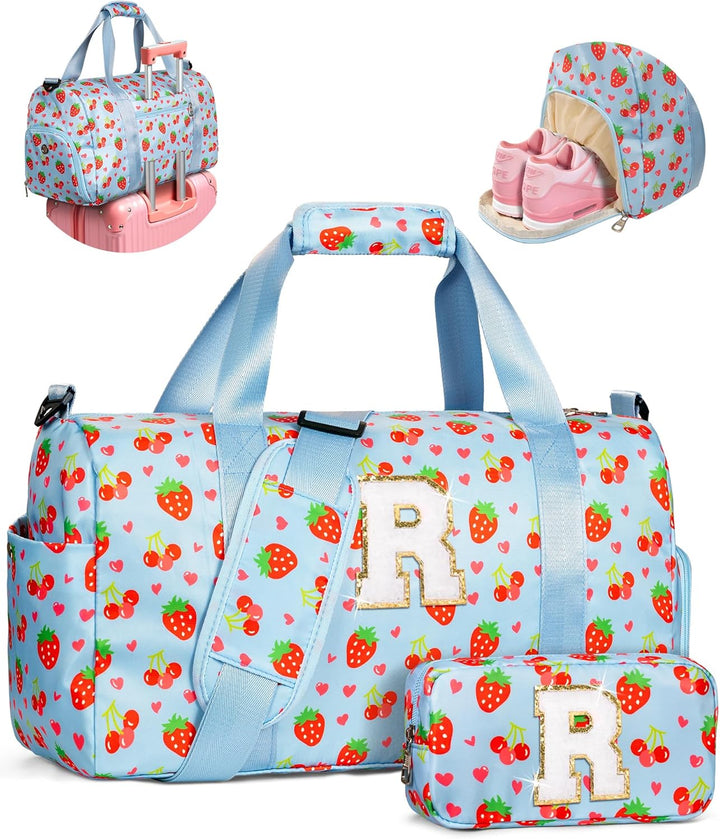 Elilier Regalos para Niñas, Bolsa de Lona Inicial para Niños, Linda...