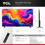 TCL Serie F8D de 65 pulgadas 4K QLED (65F8D, modelo 2026) con Dolby Vision HDR y Dolby Atmos Smart TV con Fire TV, Alexa +, frecuencia de actualización de 144 Hz, retroiluminación LED de alto brillo