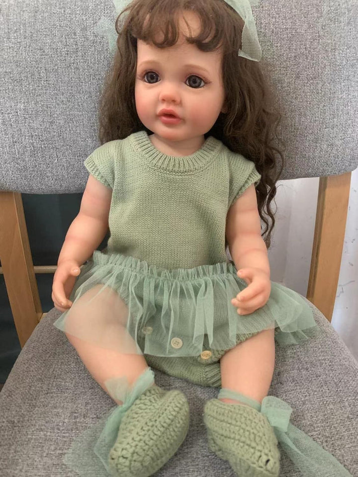 KAWAYII Muñecas de bebé renacidas de 22 pulgadas para niños pequeño...
