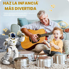 Ruko 1088 Gold Smart Robot y 18011 Negro Oro Robot Perro Juguete para Niños