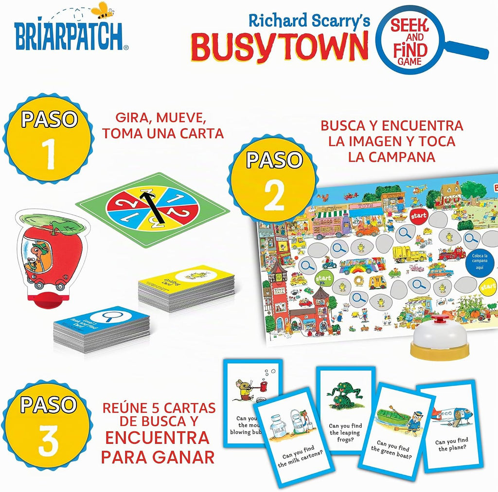 Briarpatch, Juego de Buscar y Encontrar de Busytown de Richard Scarry, Basado en Libros de Lectura Temprana para Preescolar, Jardín de Infantes y 1er Grado