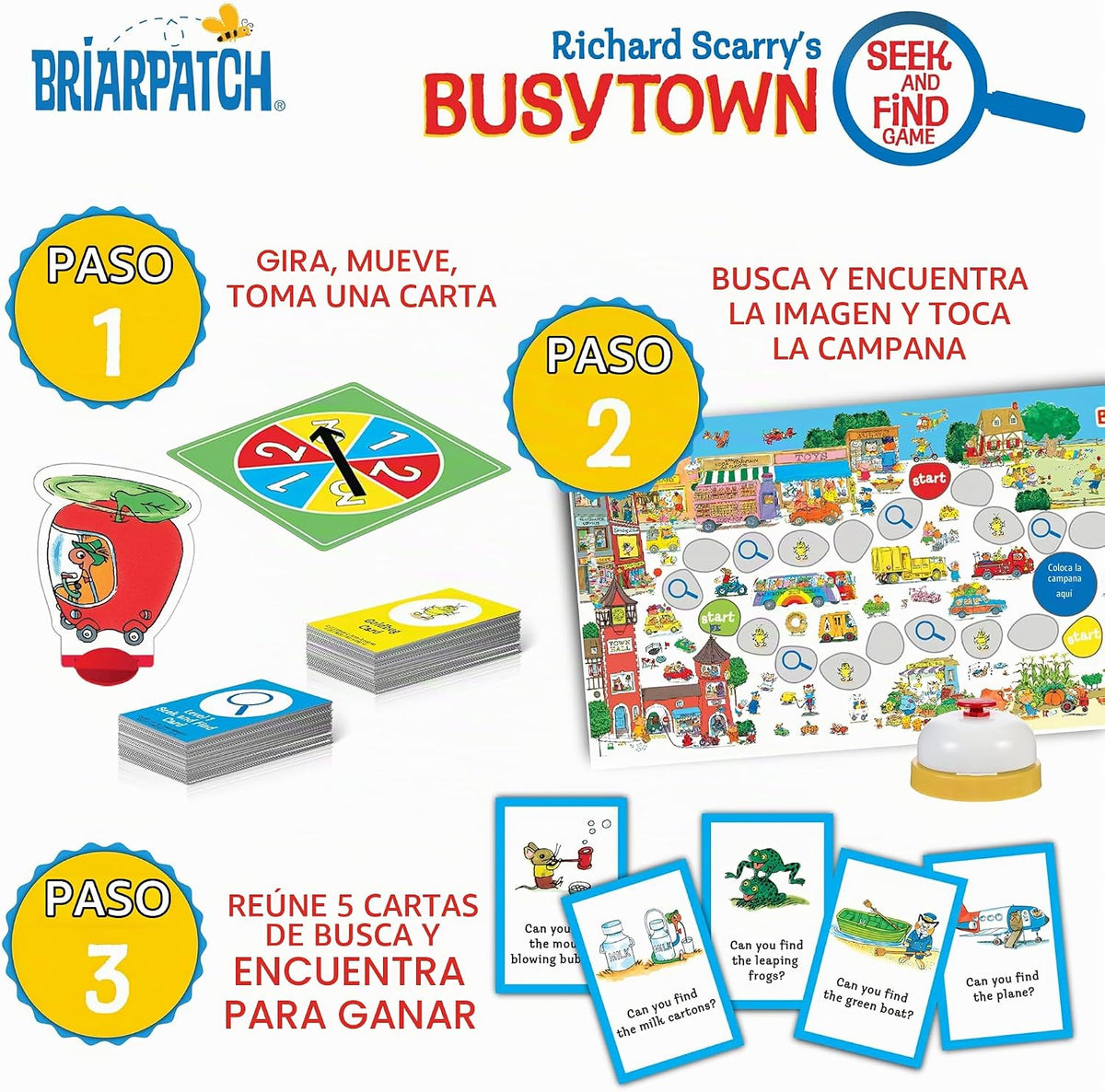 Briarpatch, Juego de Buscar y Encontrar de Busytown de Richard Scarry, Basado en Libros de Lectura Temprana para Preescolar, Jardín de Infantes y 1er Grado