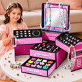 JeeMoien Kit de fabricación de pulseras con dijes para niñas de 5, 6, 7, 8-12, kit de pulseras de la amistad, kit de fabricación de joyas para manualidades, regalo de cumpleaños, juguete para 6, 7, 8