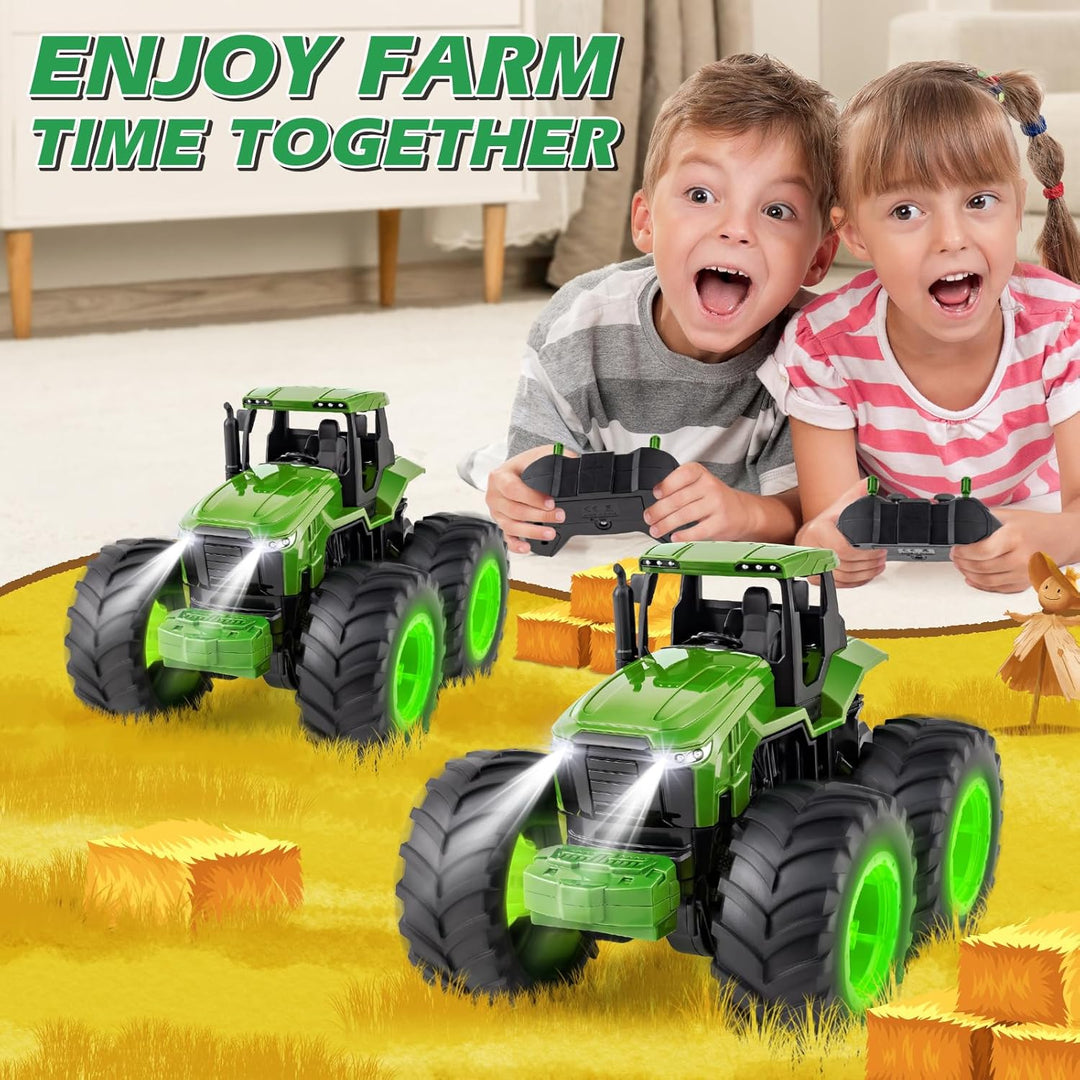 Juguetes de Tractor de Control Remoto, Camiones Monstruo de Granja...