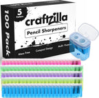Craftzilla Sacapuntas de lápiz 100 unidades sacapuntas