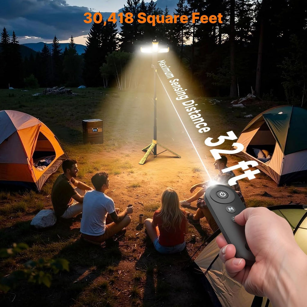 Lámpara OGERY Luces de camping con control remoto, linterna de camping recargable