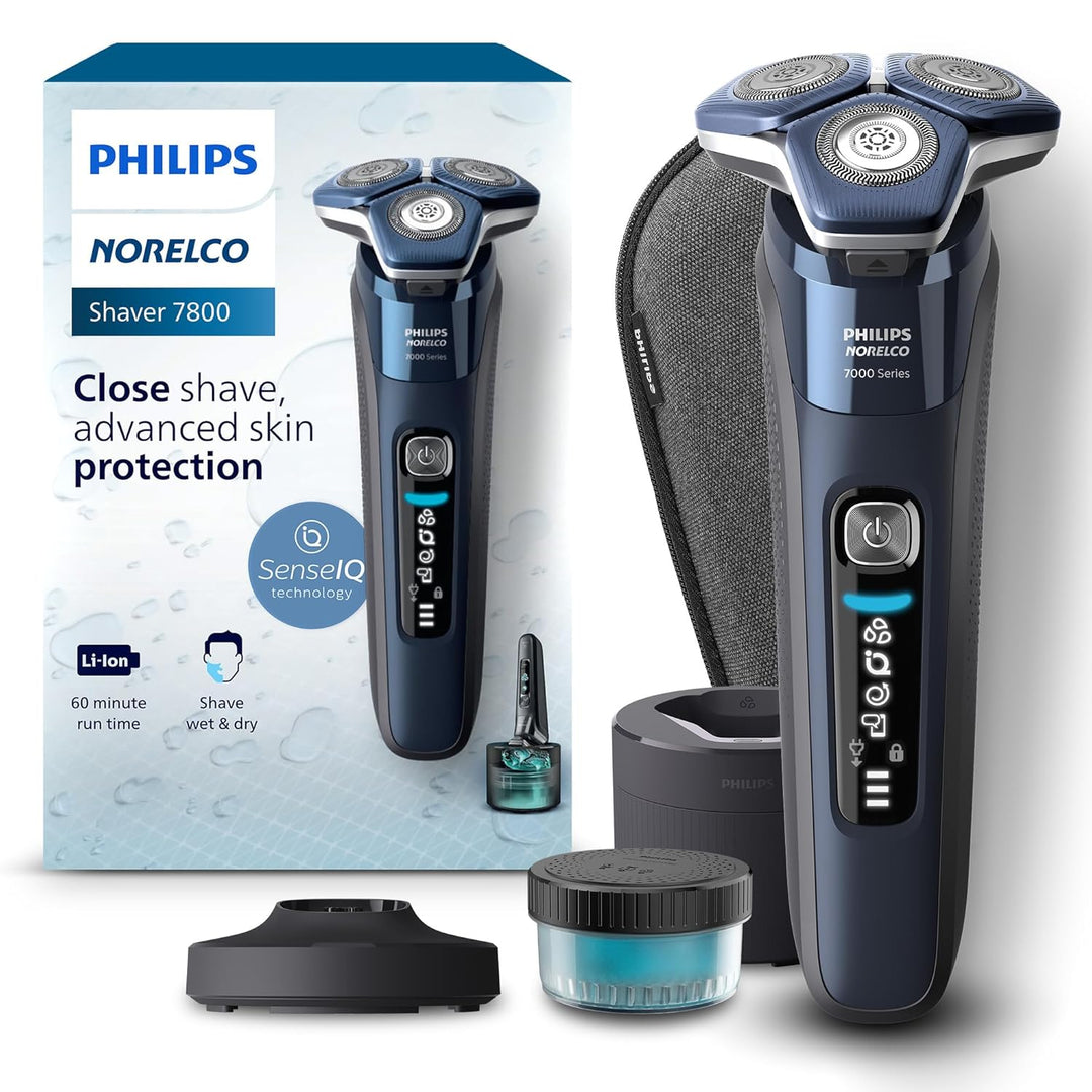 Philips Norelco Shaver 7800, afeitadora eléctrica recargable en sec...