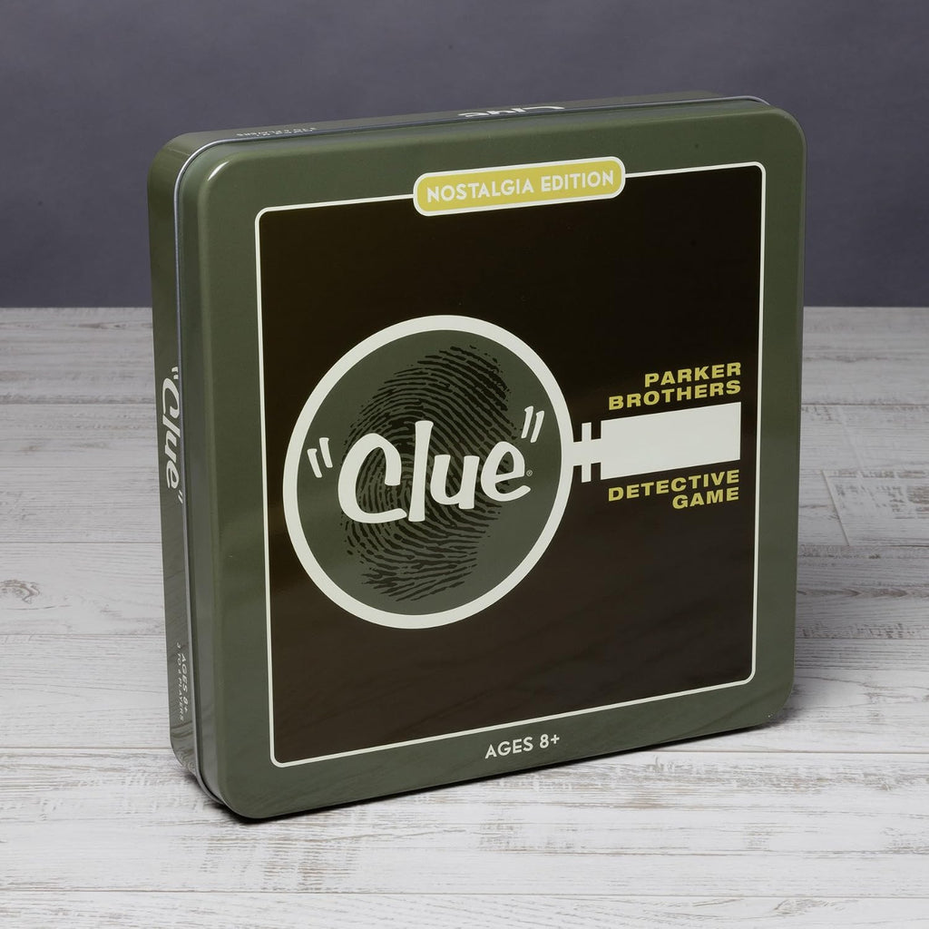 WS Game Company Clue Nostalgia Edition Juego de mesa en lata coleccionable