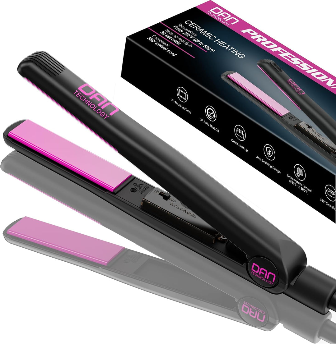 DAN Technology Plancha plana de cerámica de 1 pulgada, plancha de p...