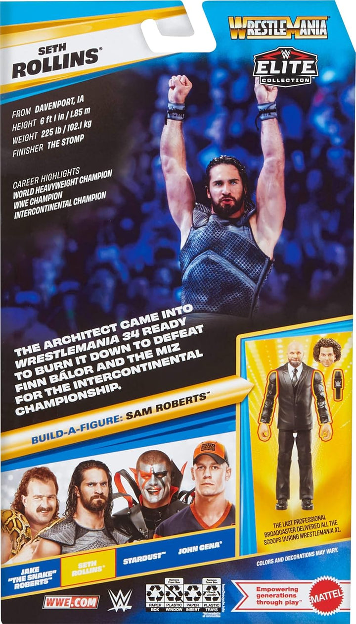 Mattel WWE Colección Elite Figura de acción y accesorios, Set Premi...